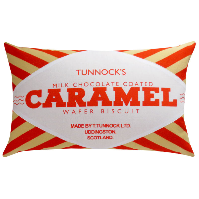 Tunnock's Caramel Wafer Printed Cushion
