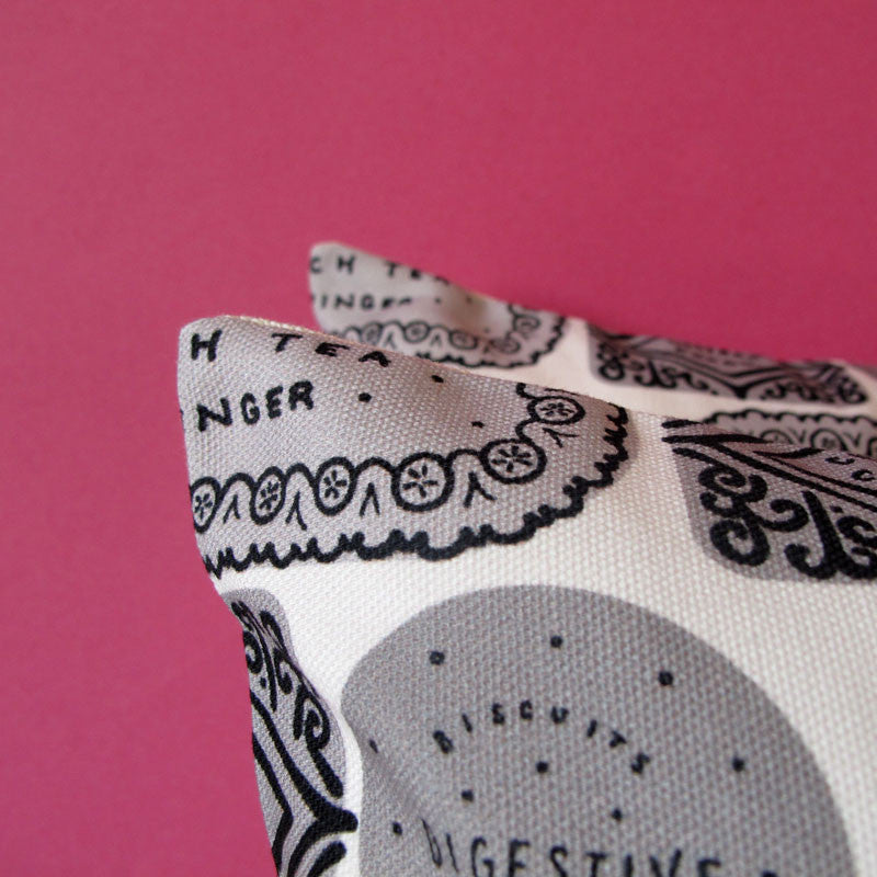 SALE - Biscuit Mix Printed Cushion - Monotone