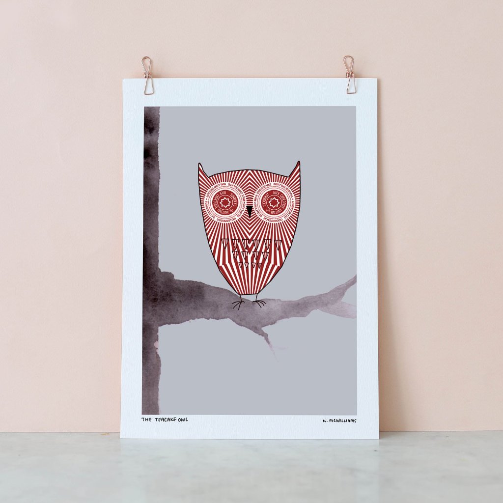 Tunnocks Owl Digital Print