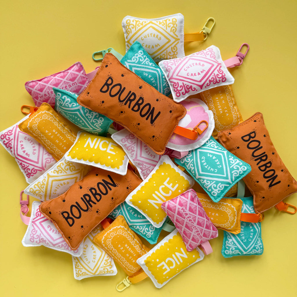 Plush Biscuit Bag Charms