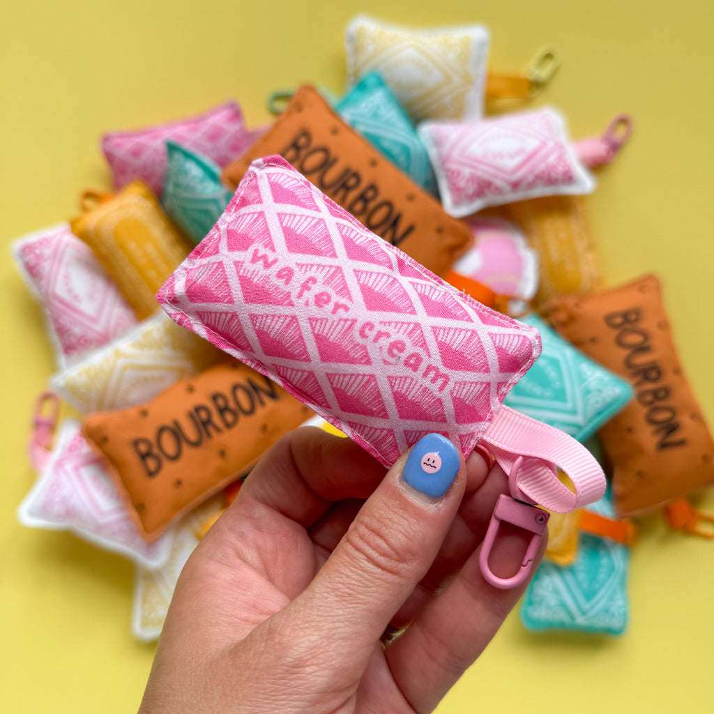 Plush Biscuit Bag Charms