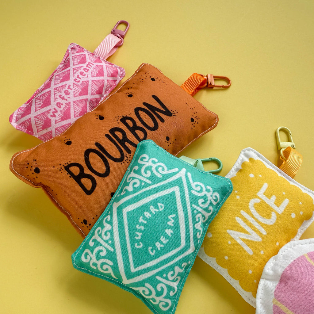 Plush Biscuit Bag Charms