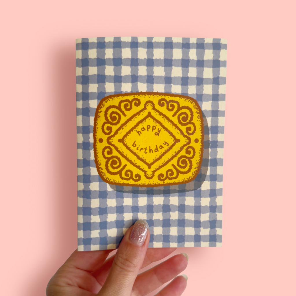 Happy Birthday Biscuit Greetings Card