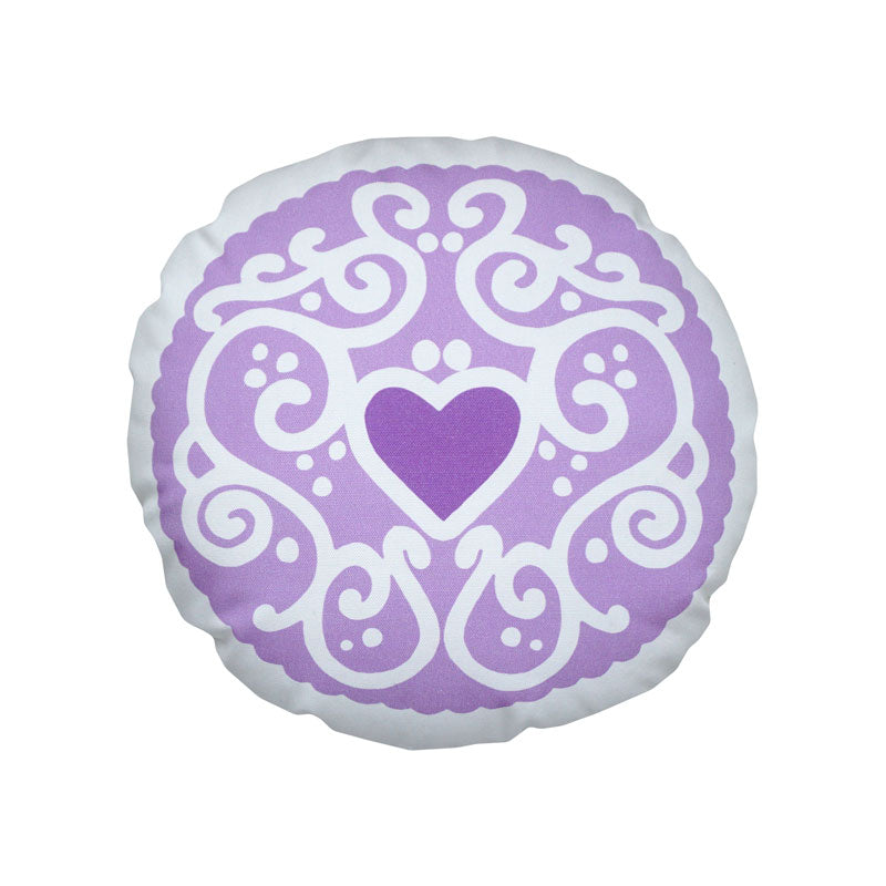 SALE - Lilac Jammy Heart Printed Cushion