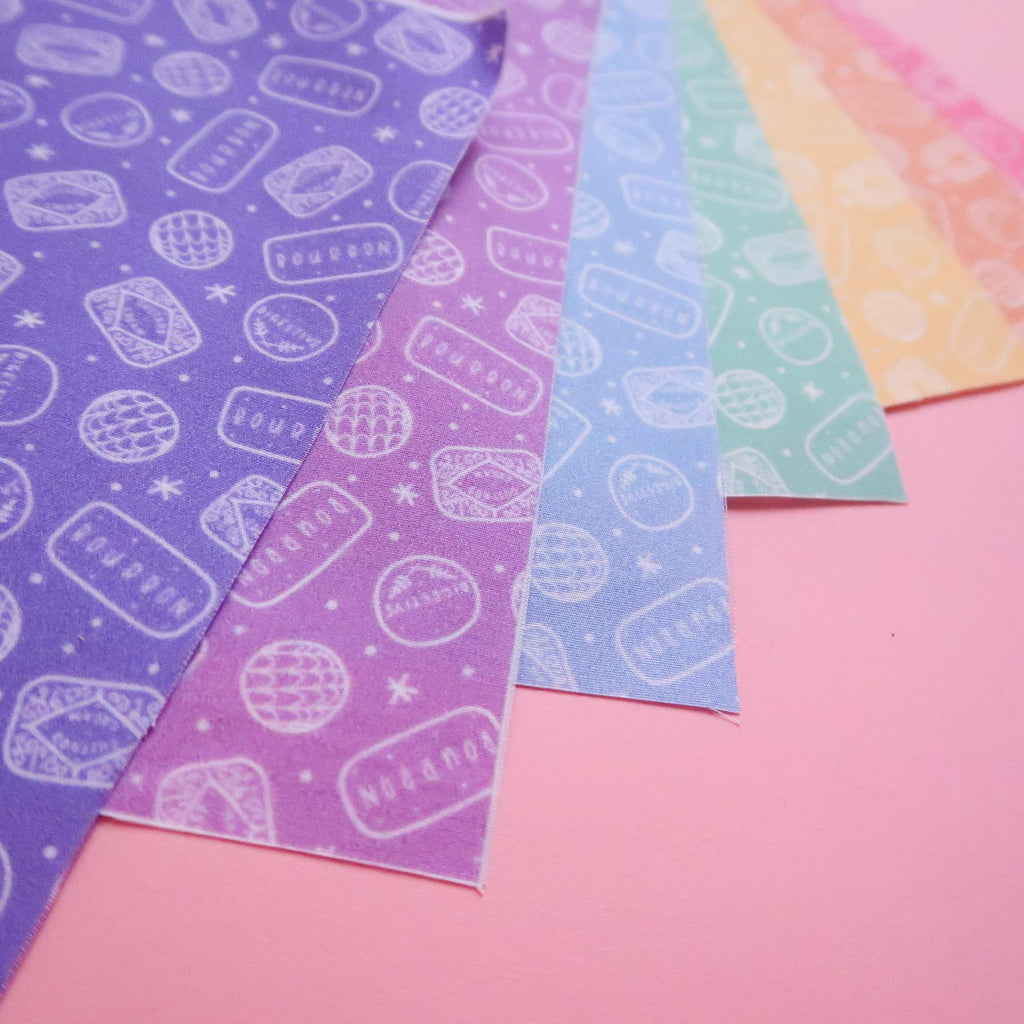 Rainbow Biscuit Fabric pack