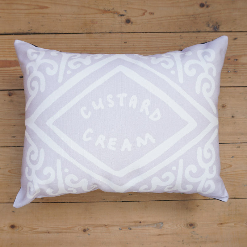 All 4 Monochrome Printed Biscuit Cushions