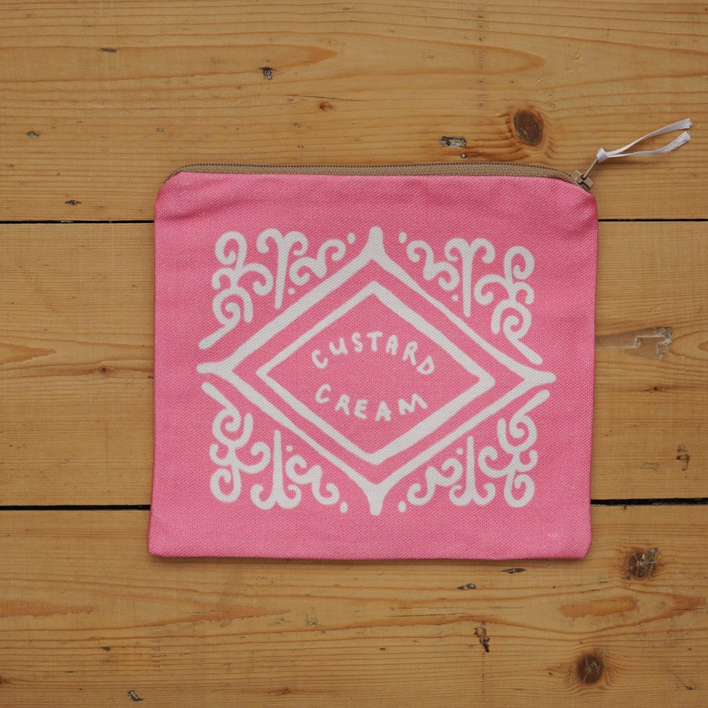 SALE - Custard Cream Pouch - Candyfloss