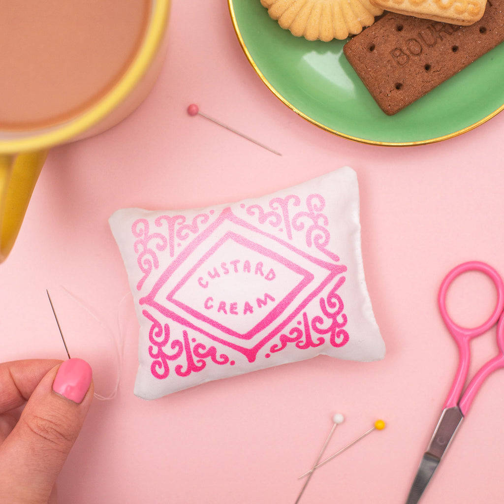 Pink Ombre Custard Cream Mini Cushion DIY Kit