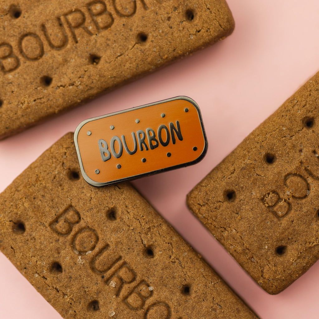 Bourbon Biscuit Enamel Pin