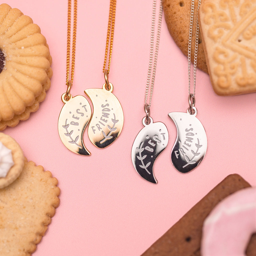 CHARMS ONLY - Best Friends Biscuit Necklace Set