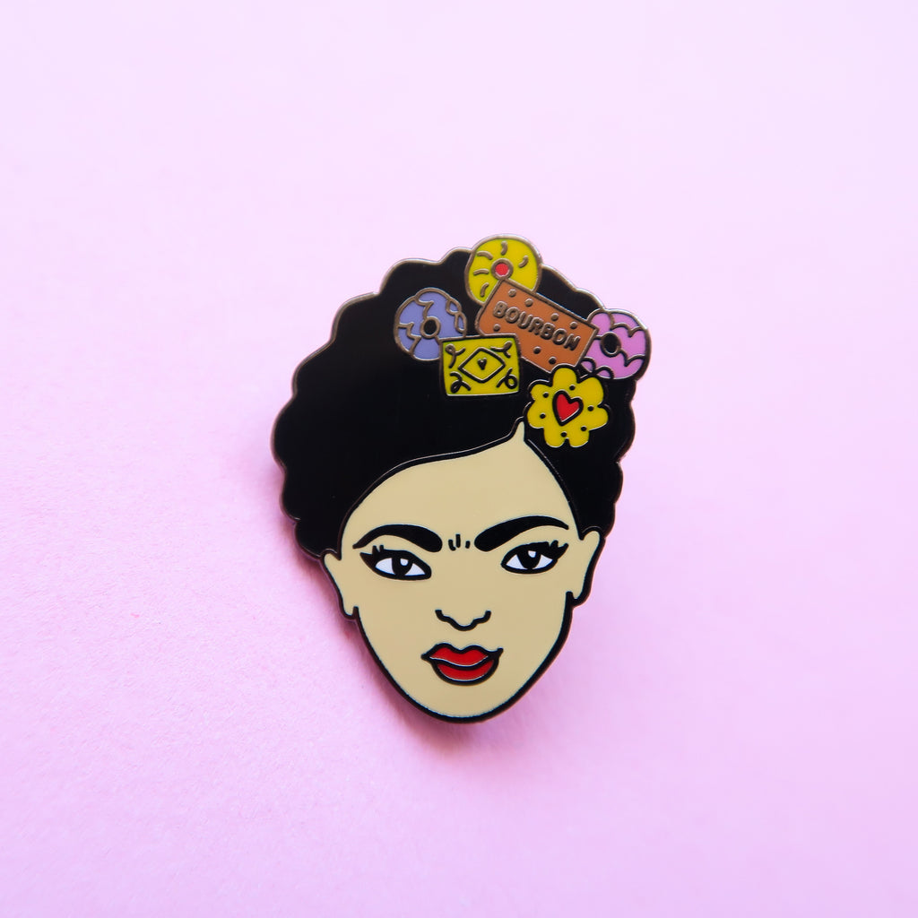Biscuit Frida Enamel Pin