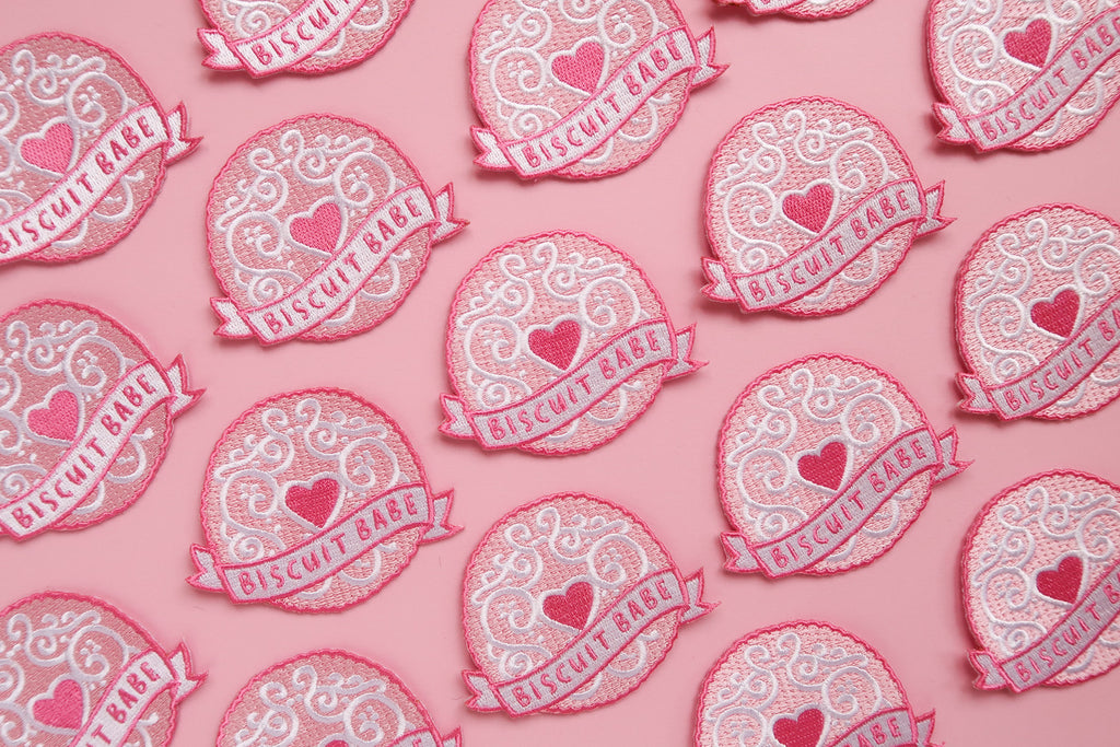 Biscuit Babe Iron-On Embroidered Patch
