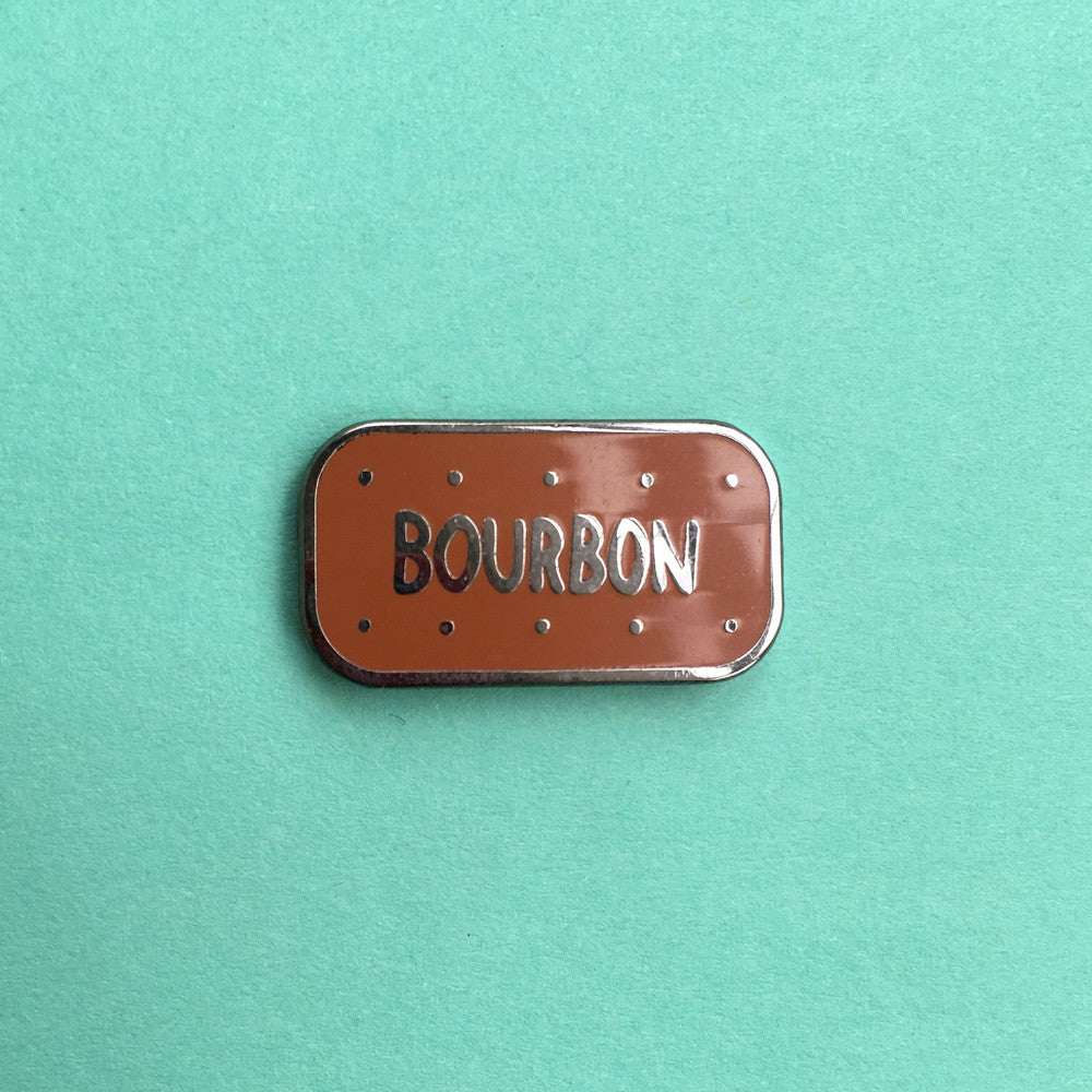Bourbon Biscuit Enamel Pin