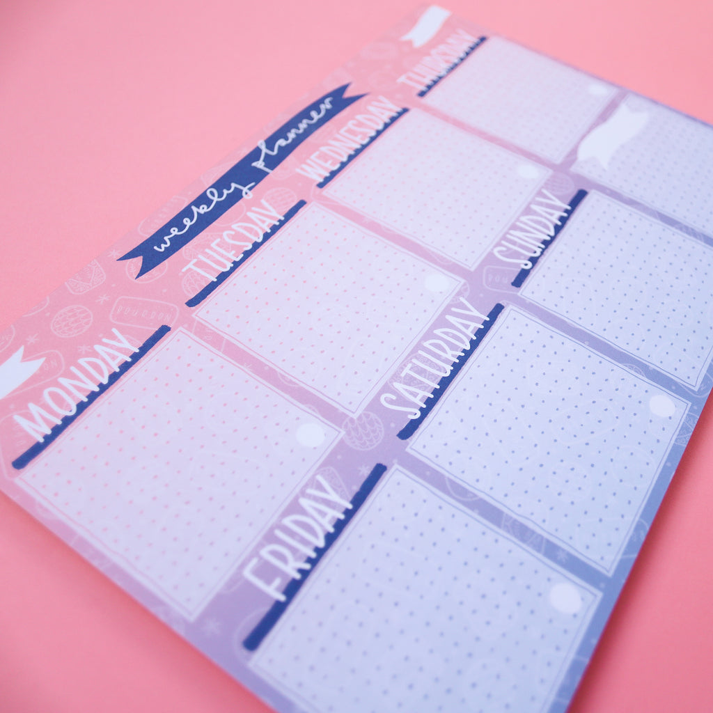 Ombre Biscuits Weekly Planner Pad