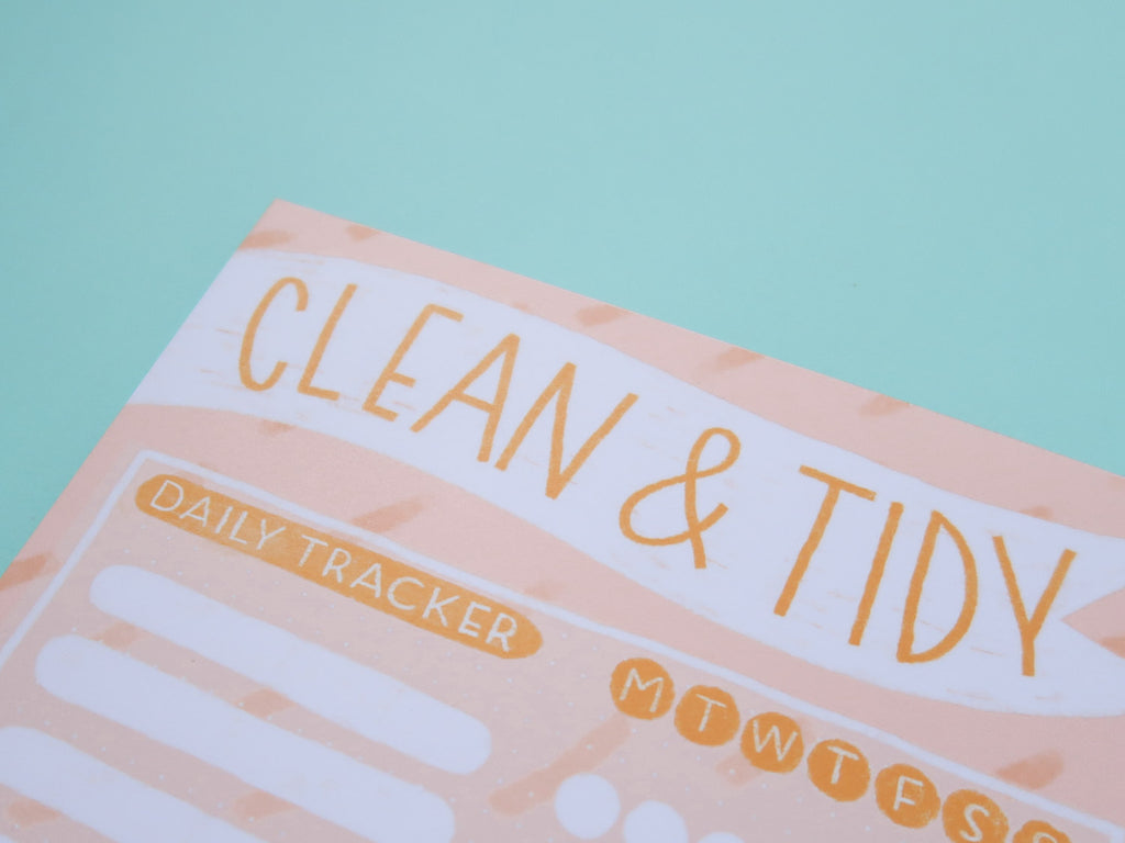 Clean and Tidy Planner Pad