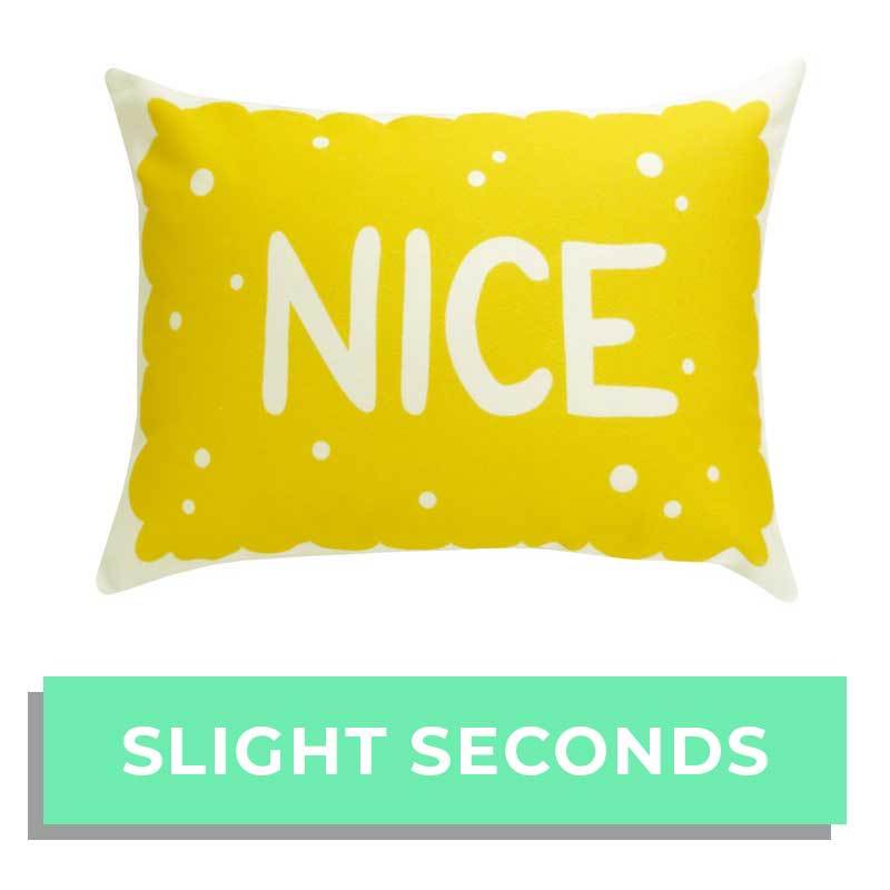 SALE - Nice Biscuit Printed Cushion